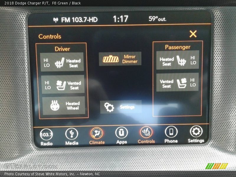 F8 Green / Black 2018 Dodge Charger R/T