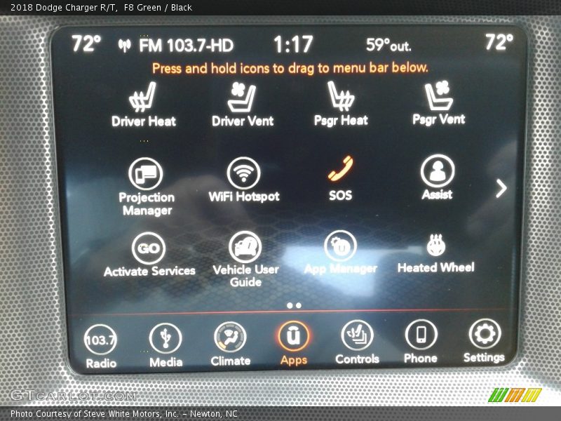 F8 Green / Black 2018 Dodge Charger R/T