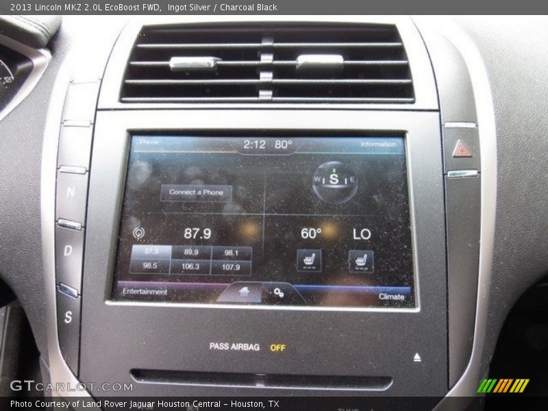 Ingot Silver / Charcoal Black 2013 Lincoln MKZ 2.0L EcoBoost FWD