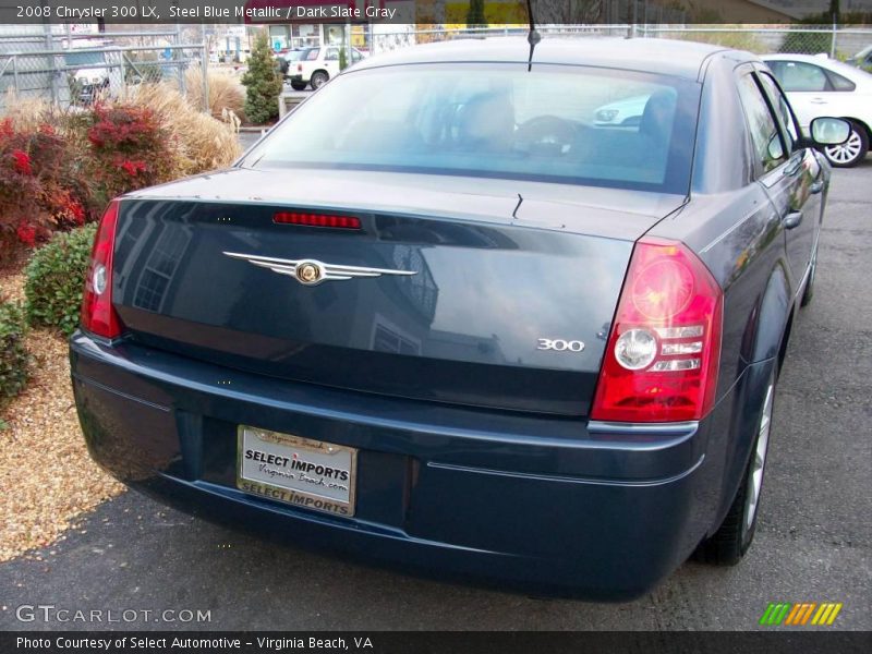 Steel Blue Metallic / Dark Slate Gray 2008 Chrysler 300 LX