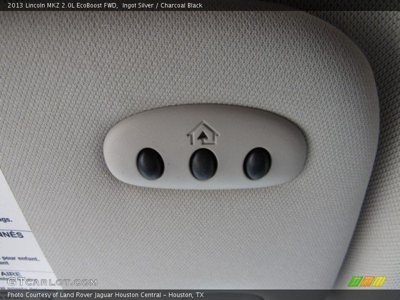 Ingot Silver / Charcoal Black 2013 Lincoln MKZ 2.0L EcoBoost FWD