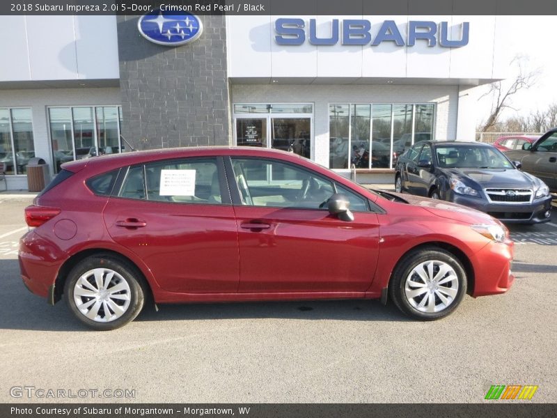 Crimson Red Pearl / Black 2018 Subaru Impreza 2.0i 5-Door