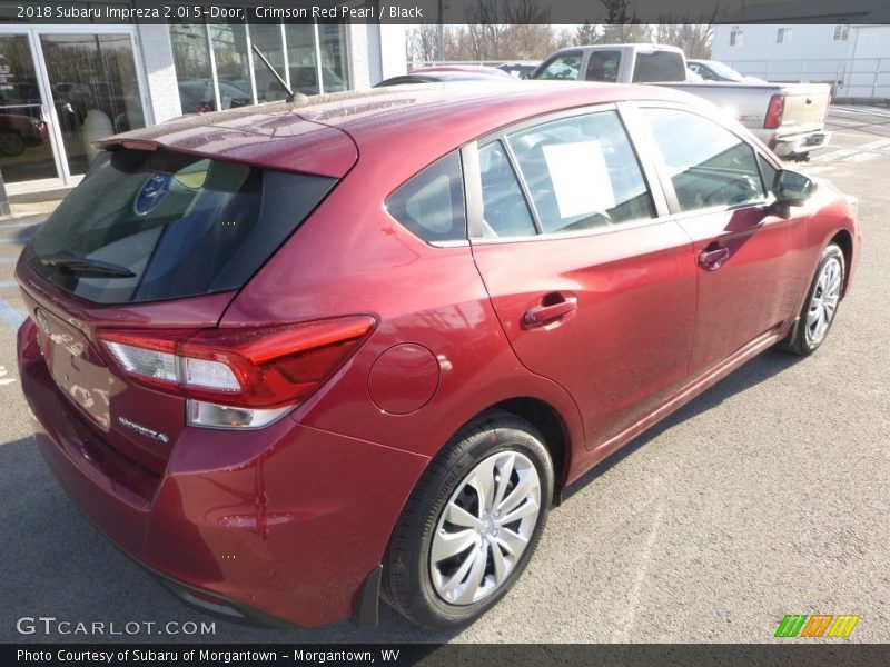Crimson Red Pearl / Black 2018 Subaru Impreza 2.0i 5-Door