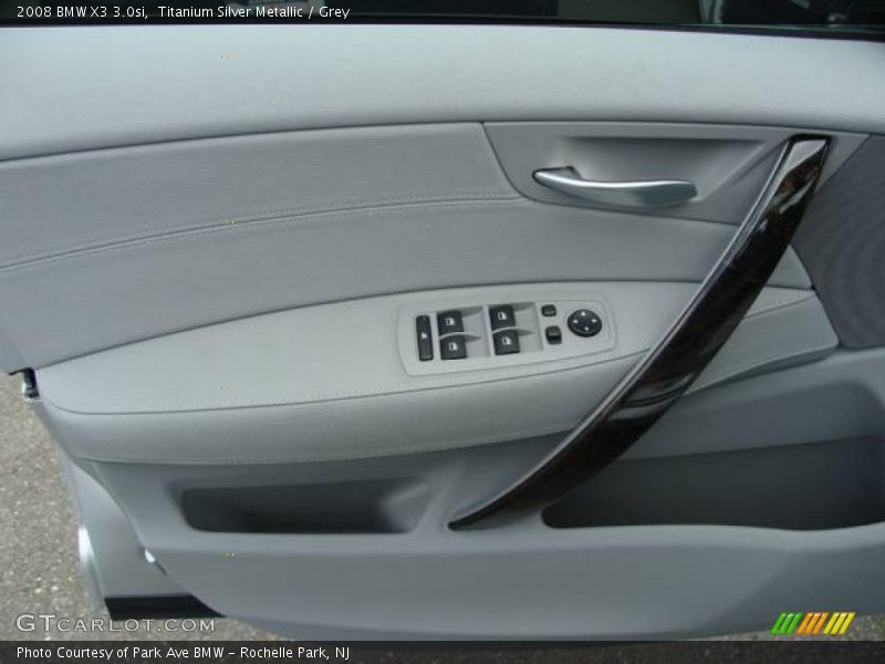 Titanium Silver Metallic / Grey 2008 BMW X3 3.0si