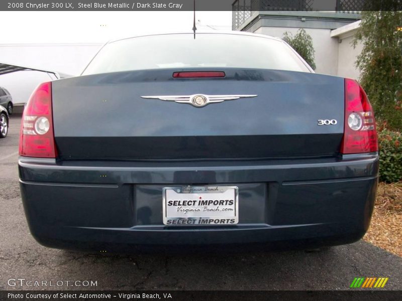 Steel Blue Metallic / Dark Slate Gray 2008 Chrysler 300 LX