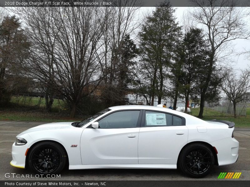 White Knuckle / Black 2018 Dodge Charger R/T Scat Pack