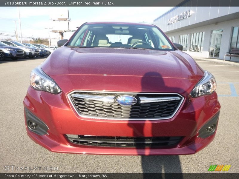 Crimson Red Pearl / Black 2018 Subaru Impreza 2.0i 5-Door