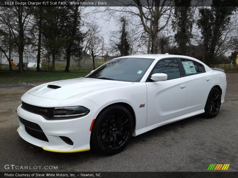 White Knuckle / Black 2018 Dodge Charger R/T Scat Pack
