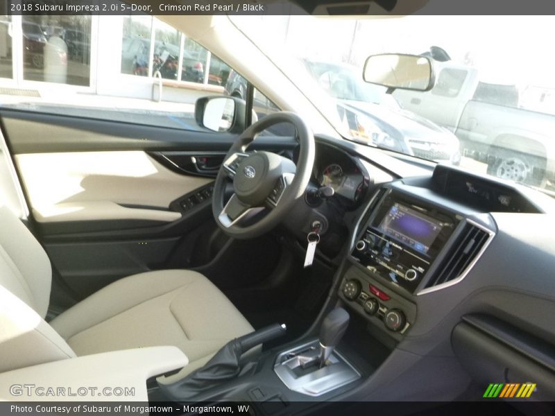 Crimson Red Pearl / Black 2018 Subaru Impreza 2.0i 5-Door