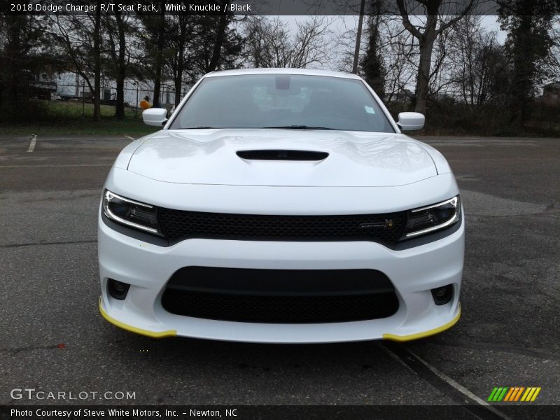 White Knuckle / Black 2018 Dodge Charger R/T Scat Pack