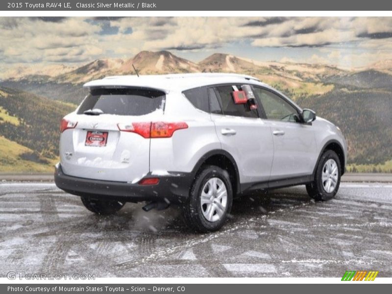 Classic Silver Metallic / Black 2015 Toyota RAV4 LE