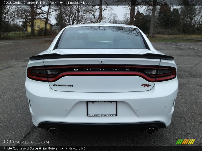 White Knuckle / Black 2018 Dodge Charger R/T Scat Pack