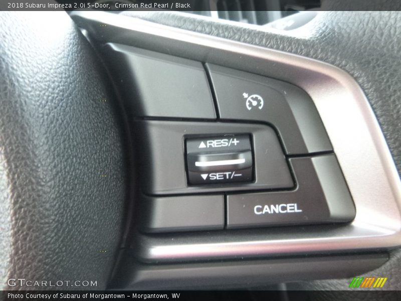 Crimson Red Pearl / Black 2018 Subaru Impreza 2.0i 5-Door