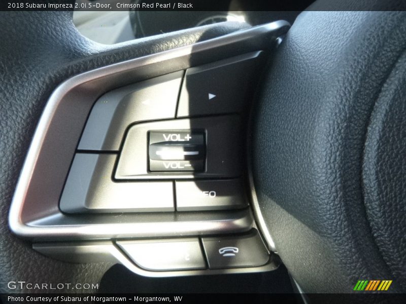 Crimson Red Pearl / Black 2018 Subaru Impreza 2.0i 5-Door