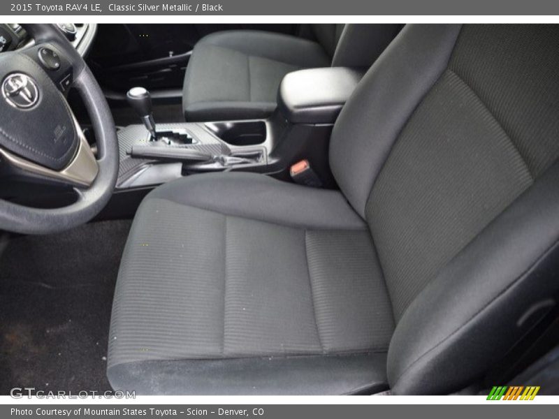 Classic Silver Metallic / Black 2015 Toyota RAV4 LE
