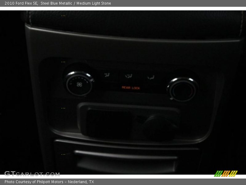 Steel Blue Metallic / Medium Light Stone 2010 Ford Flex SE