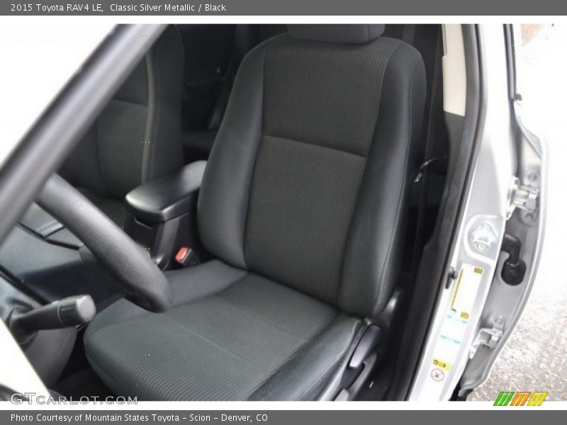 Classic Silver Metallic / Black 2015 Toyota RAV4 LE
