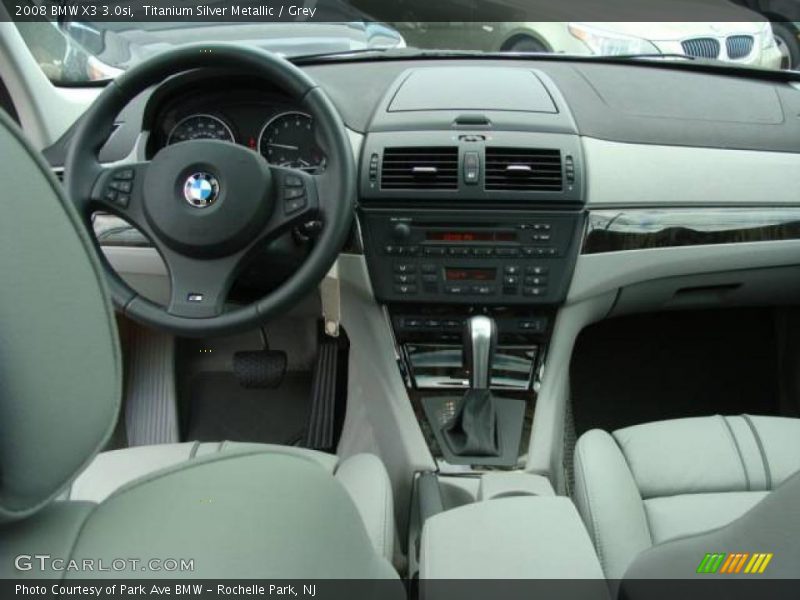 Titanium Silver Metallic / Grey 2008 BMW X3 3.0si