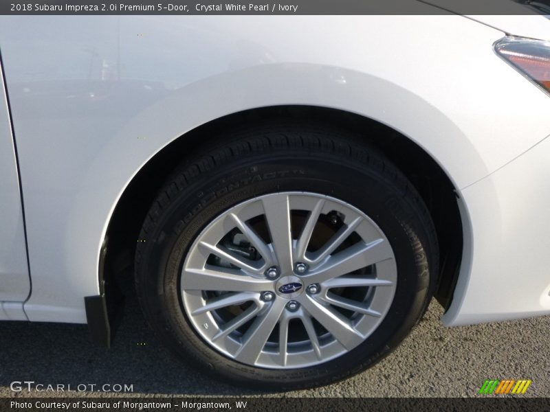 Crystal White Pearl / Ivory 2018 Subaru Impreza 2.0i Premium 5-Door