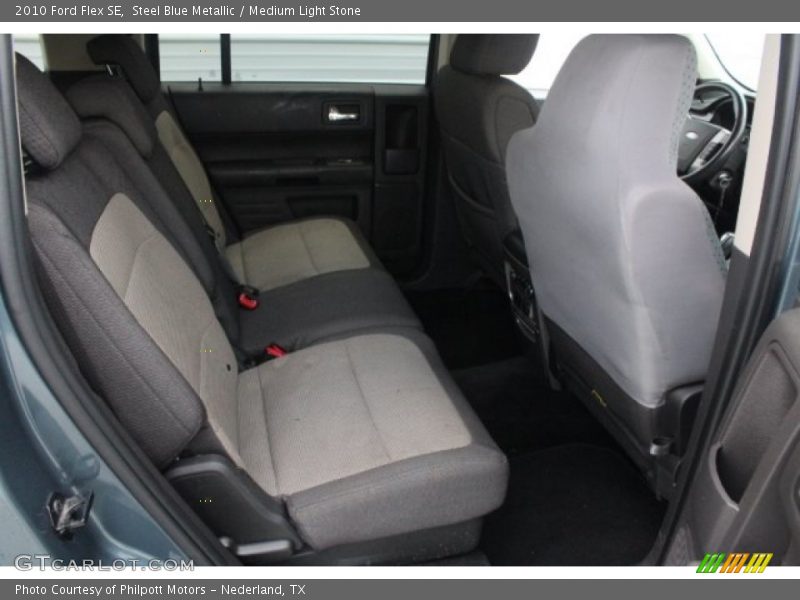 Steel Blue Metallic / Medium Light Stone 2010 Ford Flex SE
