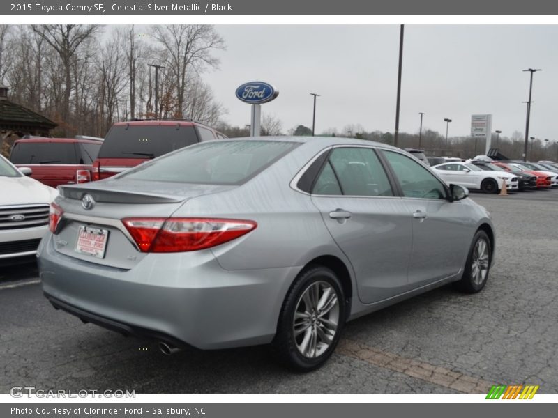 Celestial Silver Metallic / Black 2015 Toyota Camry SE