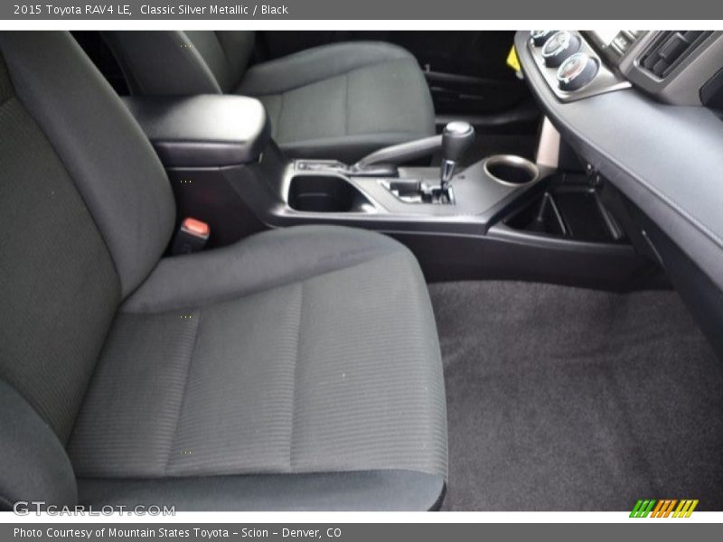 Classic Silver Metallic / Black 2015 Toyota RAV4 LE