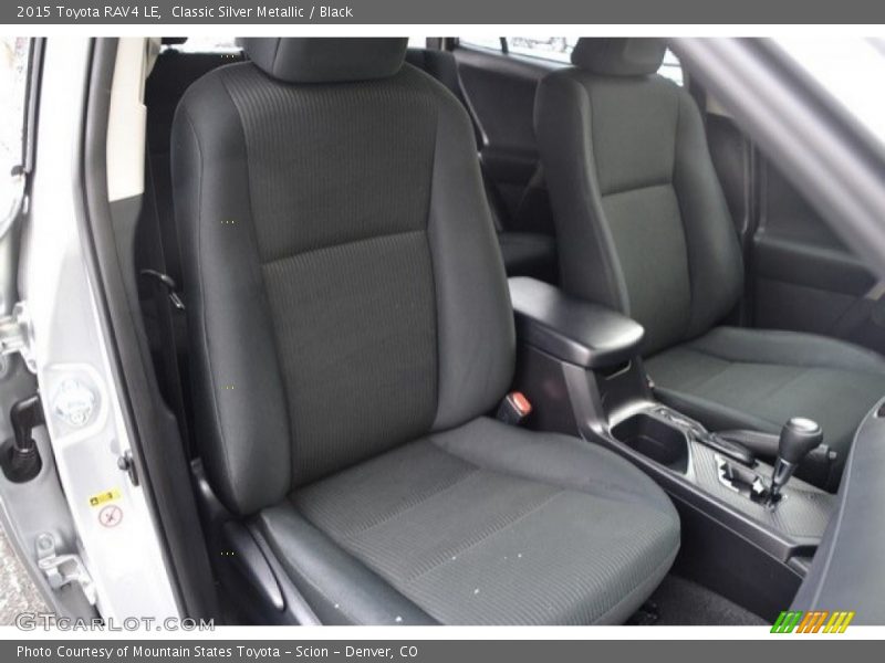 Classic Silver Metallic / Black 2015 Toyota RAV4 LE