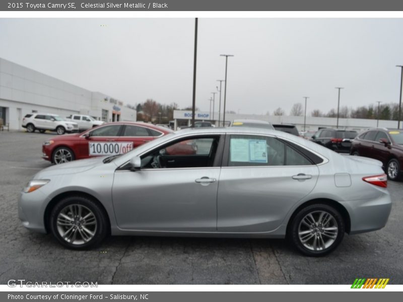 Celestial Silver Metallic / Black 2015 Toyota Camry SE