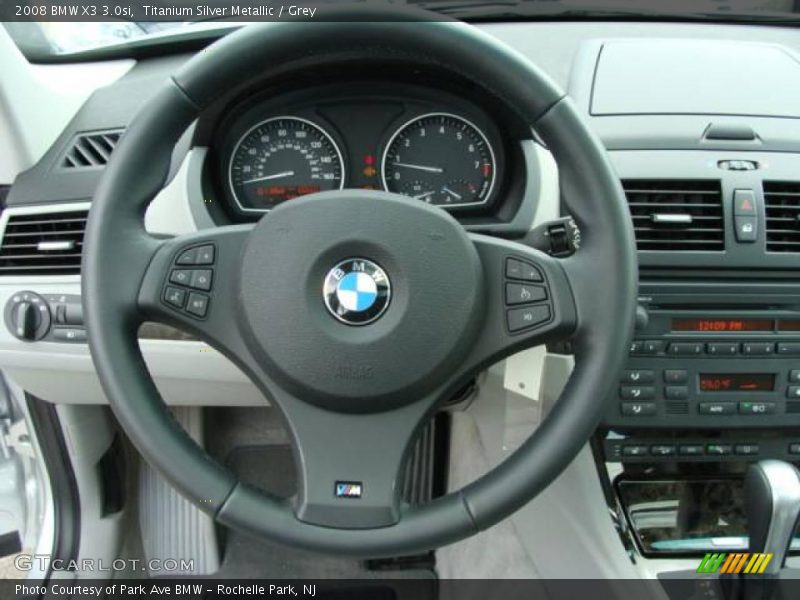 Titanium Silver Metallic / Grey 2008 BMW X3 3.0si