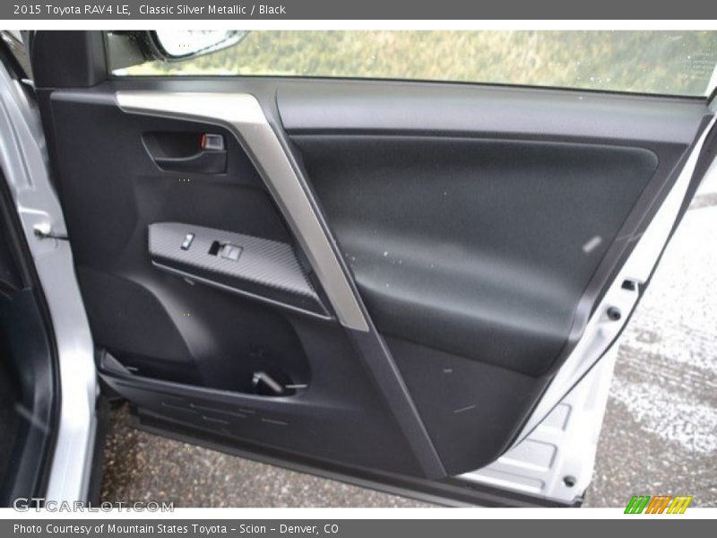 Classic Silver Metallic / Black 2015 Toyota RAV4 LE