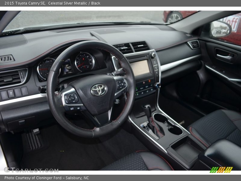 Celestial Silver Metallic / Black 2015 Toyota Camry SE