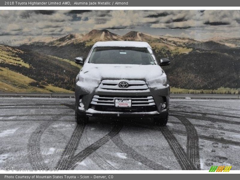 Alumina Jade Metallic / Almond 2018 Toyota Highlander Limited AWD