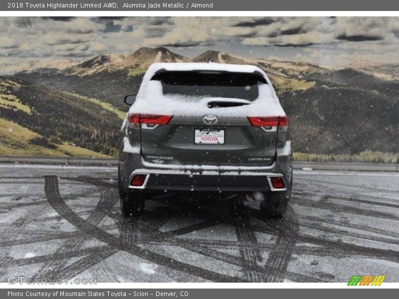Alumina Jade Metallic / Almond 2018 Toyota Highlander Limited AWD