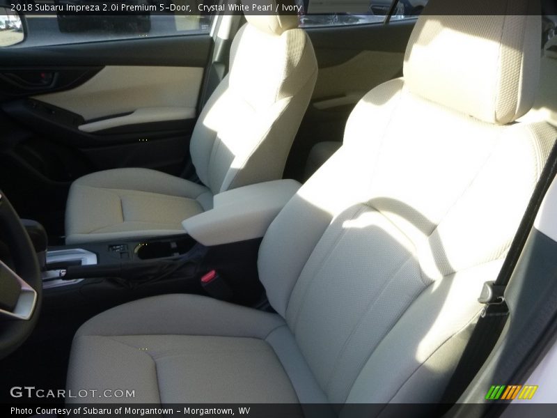 Crystal White Pearl / Ivory 2018 Subaru Impreza 2.0i Premium 5-Door