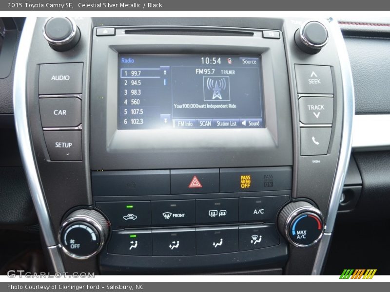 Celestial Silver Metallic / Black 2015 Toyota Camry SE