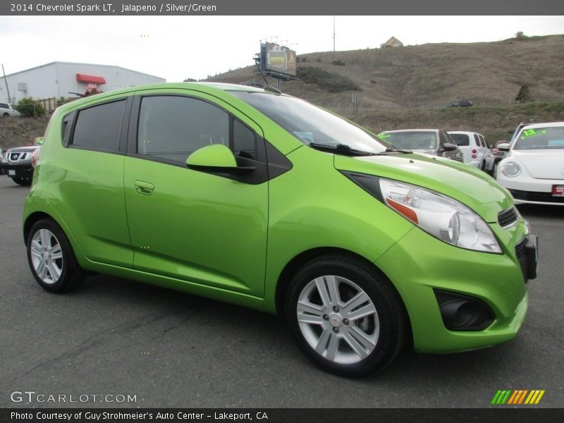Jalapeno / Silver/Green 2014 Chevrolet Spark LT