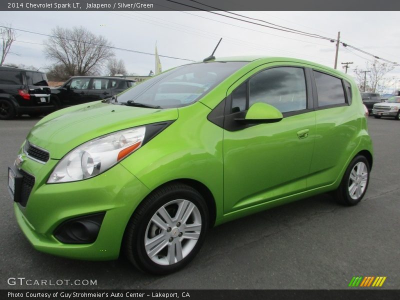 Jalapeno / Silver/Green 2014 Chevrolet Spark LT