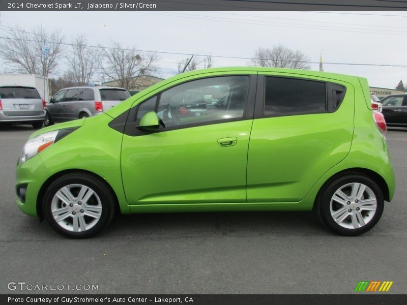 Jalapeno / Silver/Green 2014 Chevrolet Spark LT