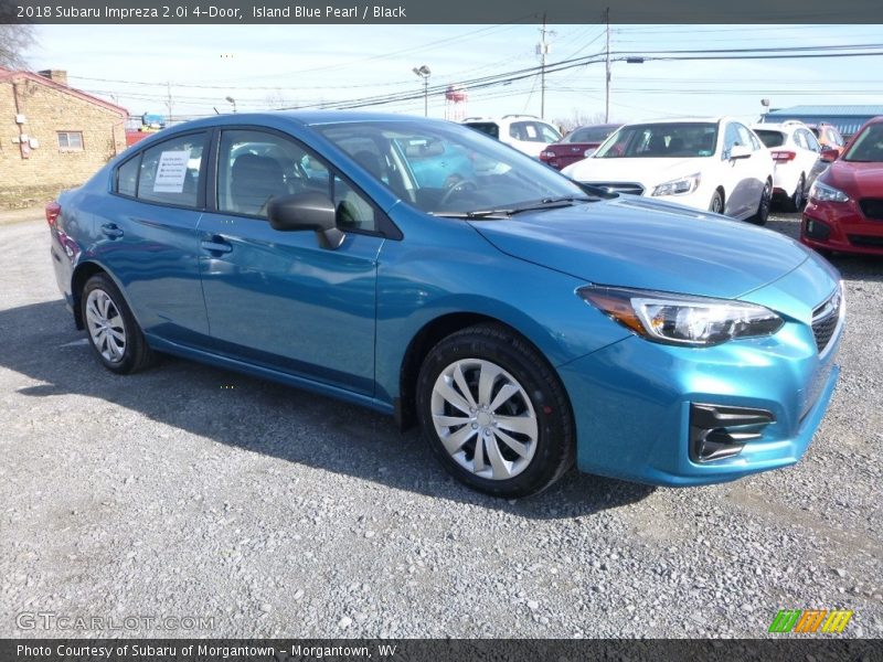 Island Blue Pearl / Black 2018 Subaru Impreza 2.0i 4-Door