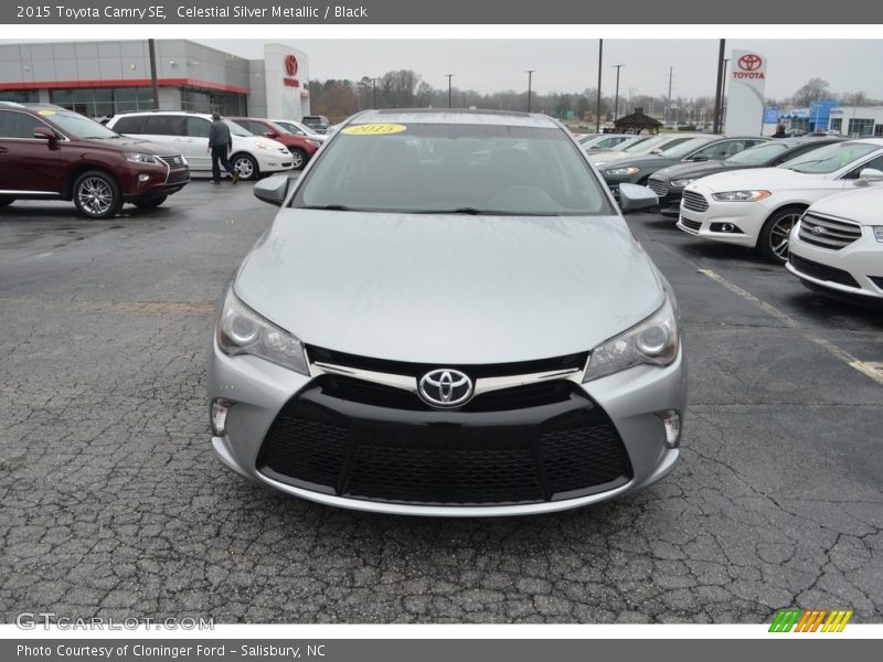 Celestial Silver Metallic / Black 2015 Toyota Camry SE