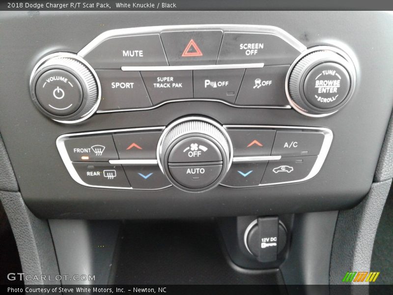 White Knuckle / Black 2018 Dodge Charger R/T Scat Pack