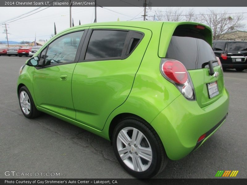 Jalapeno / Silver/Green 2014 Chevrolet Spark LT