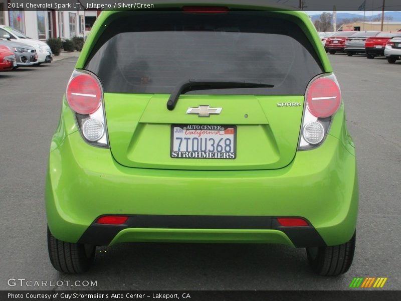 Jalapeno / Silver/Green 2014 Chevrolet Spark LT