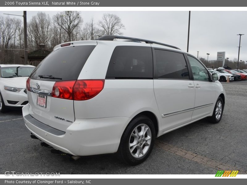 Natural White / Stone Gray 2006 Toyota Sienna XLE