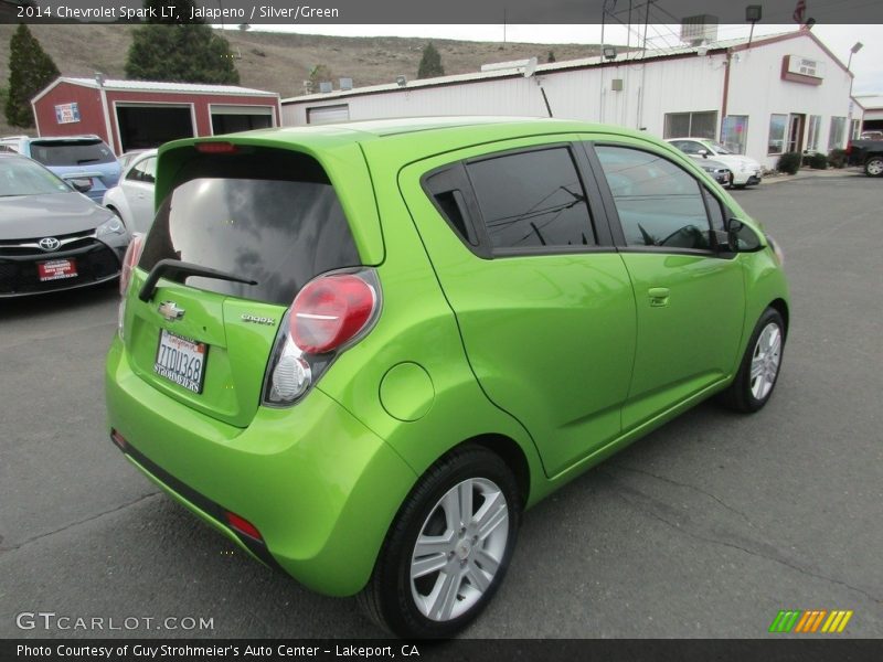 Jalapeno / Silver/Green 2014 Chevrolet Spark LT
