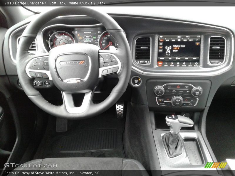 White Knuckle / Black 2018 Dodge Charger R/T Scat Pack