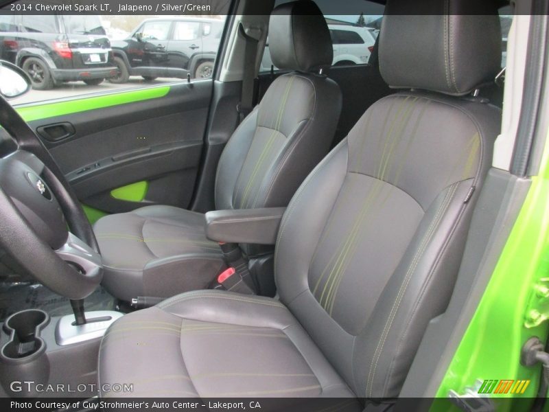 Jalapeno / Silver/Green 2014 Chevrolet Spark LT