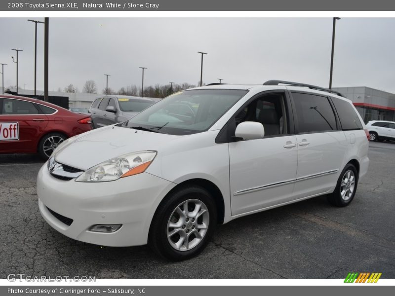 Natural White / Stone Gray 2006 Toyota Sienna XLE