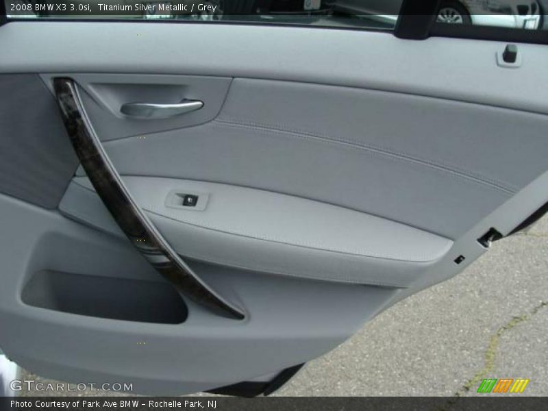 Titanium Silver Metallic / Grey 2008 BMW X3 3.0si