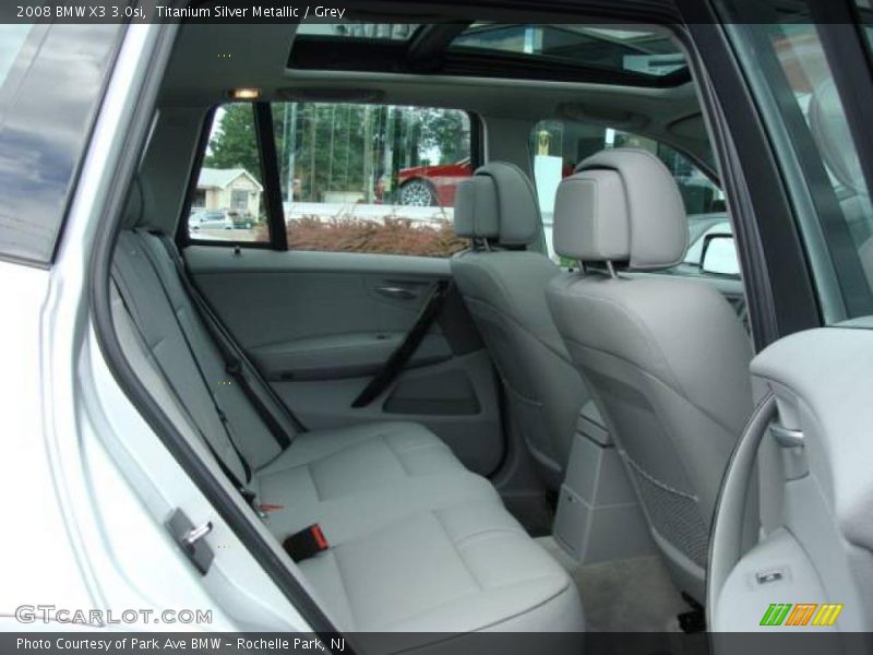 Titanium Silver Metallic / Grey 2008 BMW X3 3.0si
